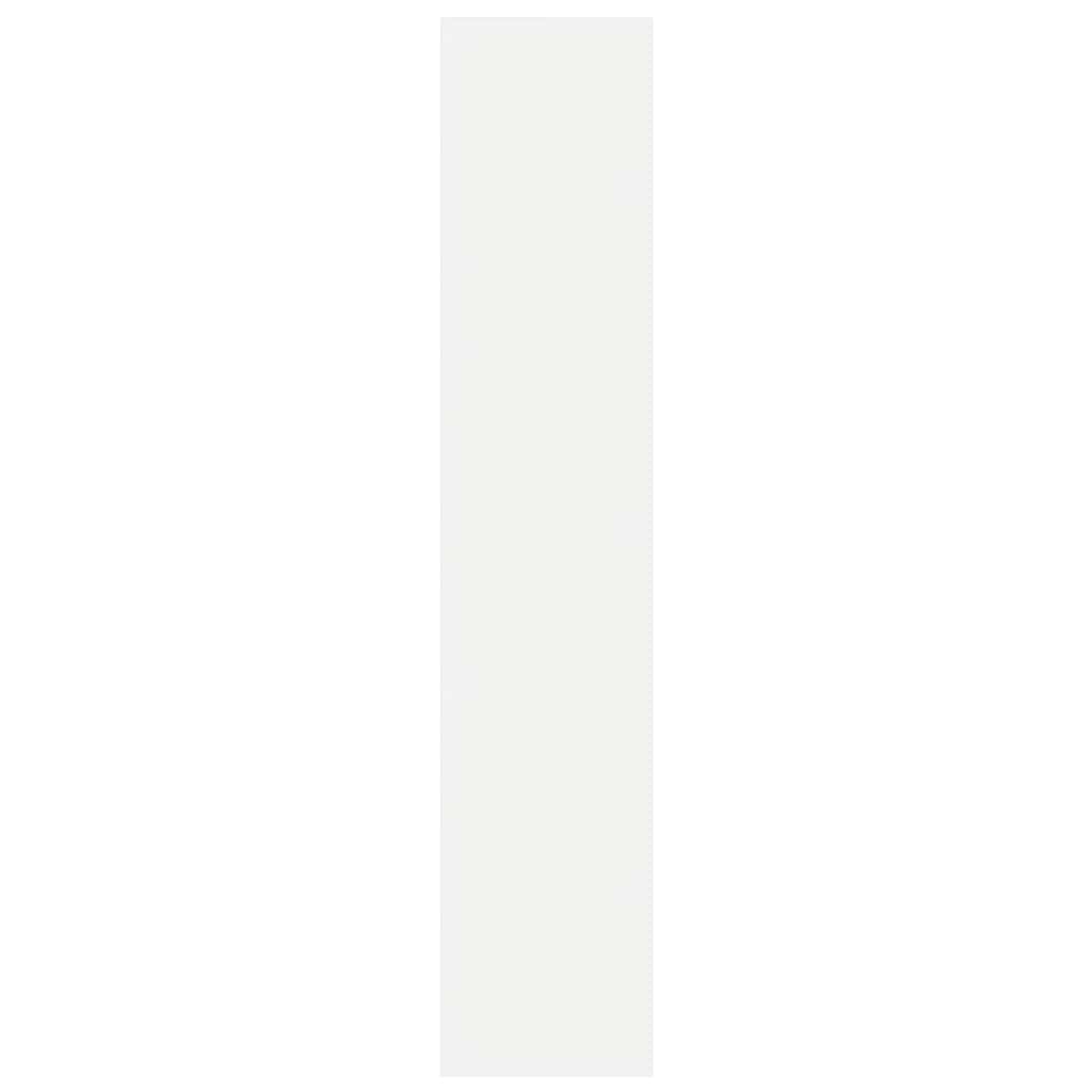 vidaXL Wall Shoe Cabinet White 60x18x90 cm Engineered Wood 6