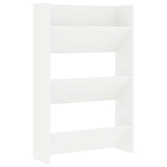 vidaXL Wall Shoe Cabinets 2 pcs  White 60x18x90 cm Engineered Wood 5