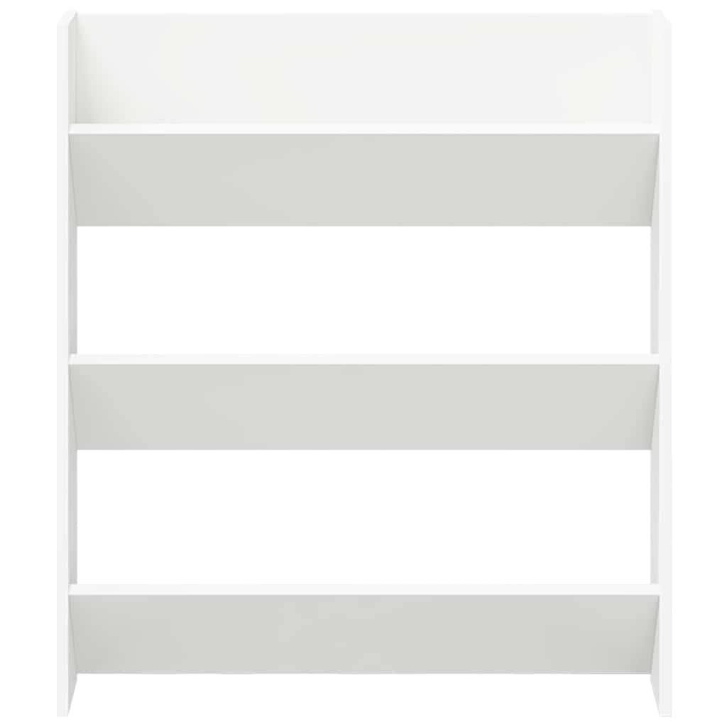 vidaXL Wall Shoe Cabinets 2 pcs  White 80x18x90 cm Engineered Wood 5