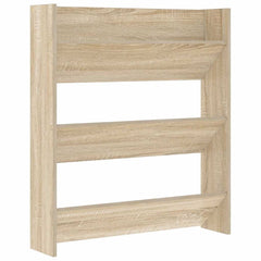 vidaXL Wall Shoe Cabinet | Sonoma oak | Engineered wood | Medium | Wall mounting 2