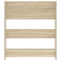 vidaXL Wall Shoe Cabinet | Sonoma oak | Engineered wood | Medium | Wall mounting 5