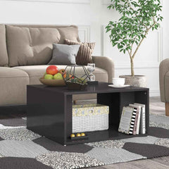 806821 vidaXL Coffee Tables 4 pcs High Gloss Grey 33x33x33 cm Engineered Wood 3