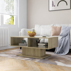 vidaXL Coffee Table | Sonoma Oak | Engineered Wood | Coffee Table | Rectangular 1