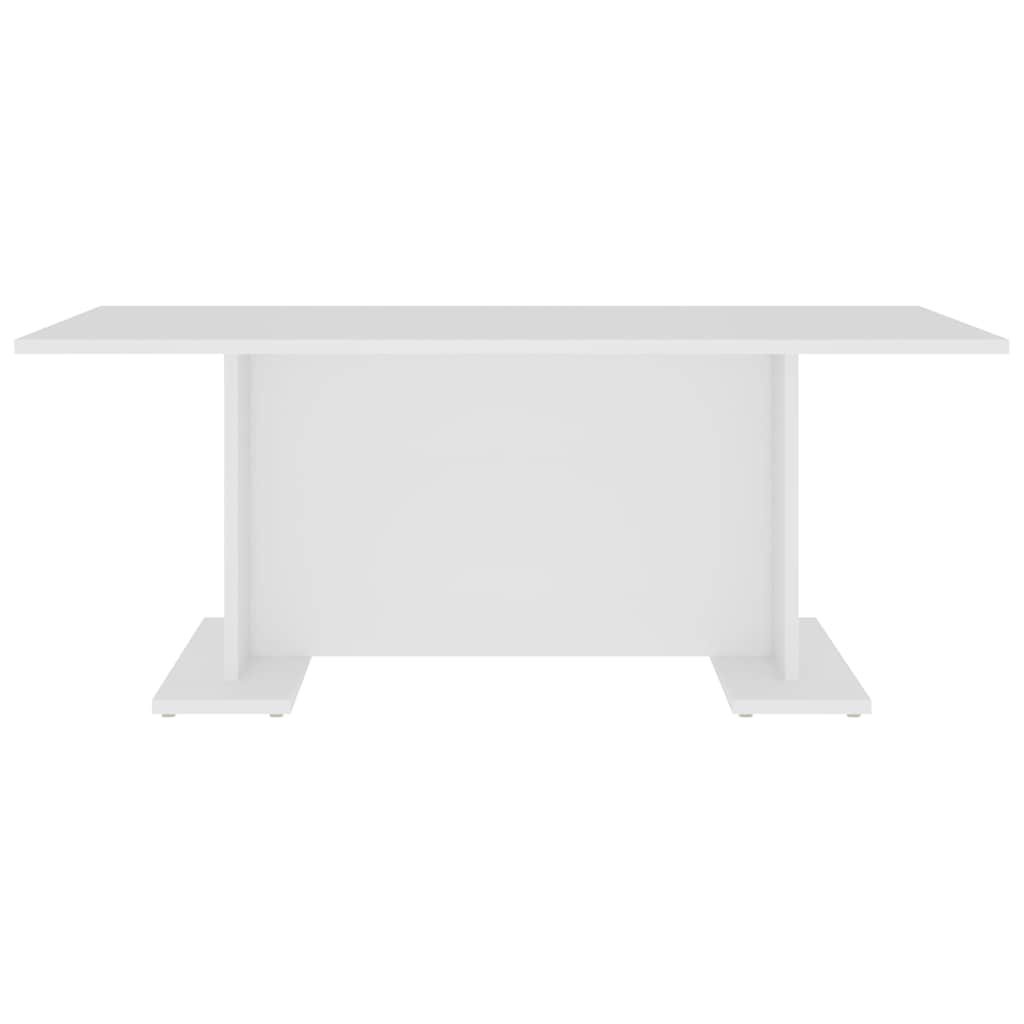 vidaXL Coffee Table | White | Engineered wood | 103.5 x 60 x 40 cm | Modern 4