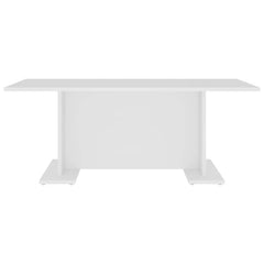 vidaXL Coffee Table | White | Engineered wood | 103.5 x 60 x 40 cm | Modern 4