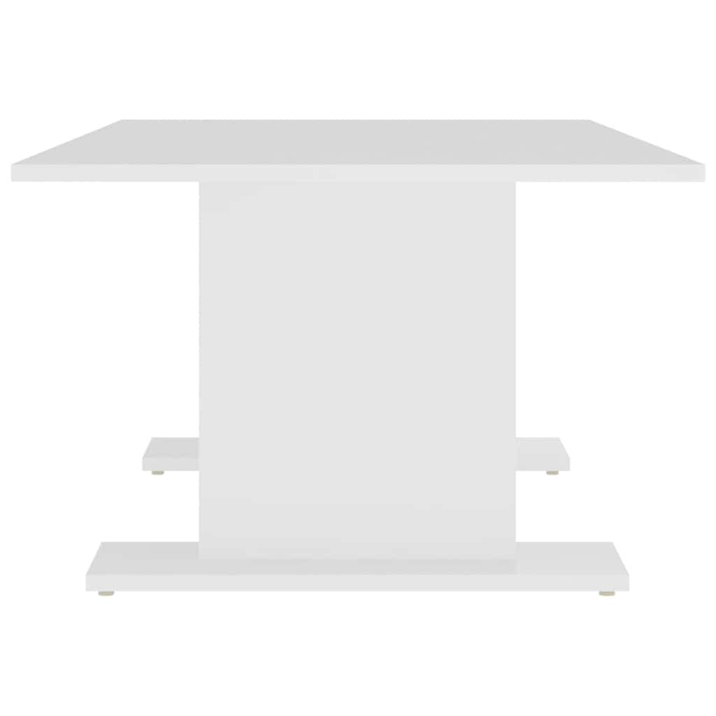 vidaXL Coffee Table | White | Engineered wood | 103.5 x 60 x 40 cm | Modern 5