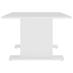 vidaXL Coffee Table | White | Engineered wood | 103.5 x 60 x 40 cm | Modern 5