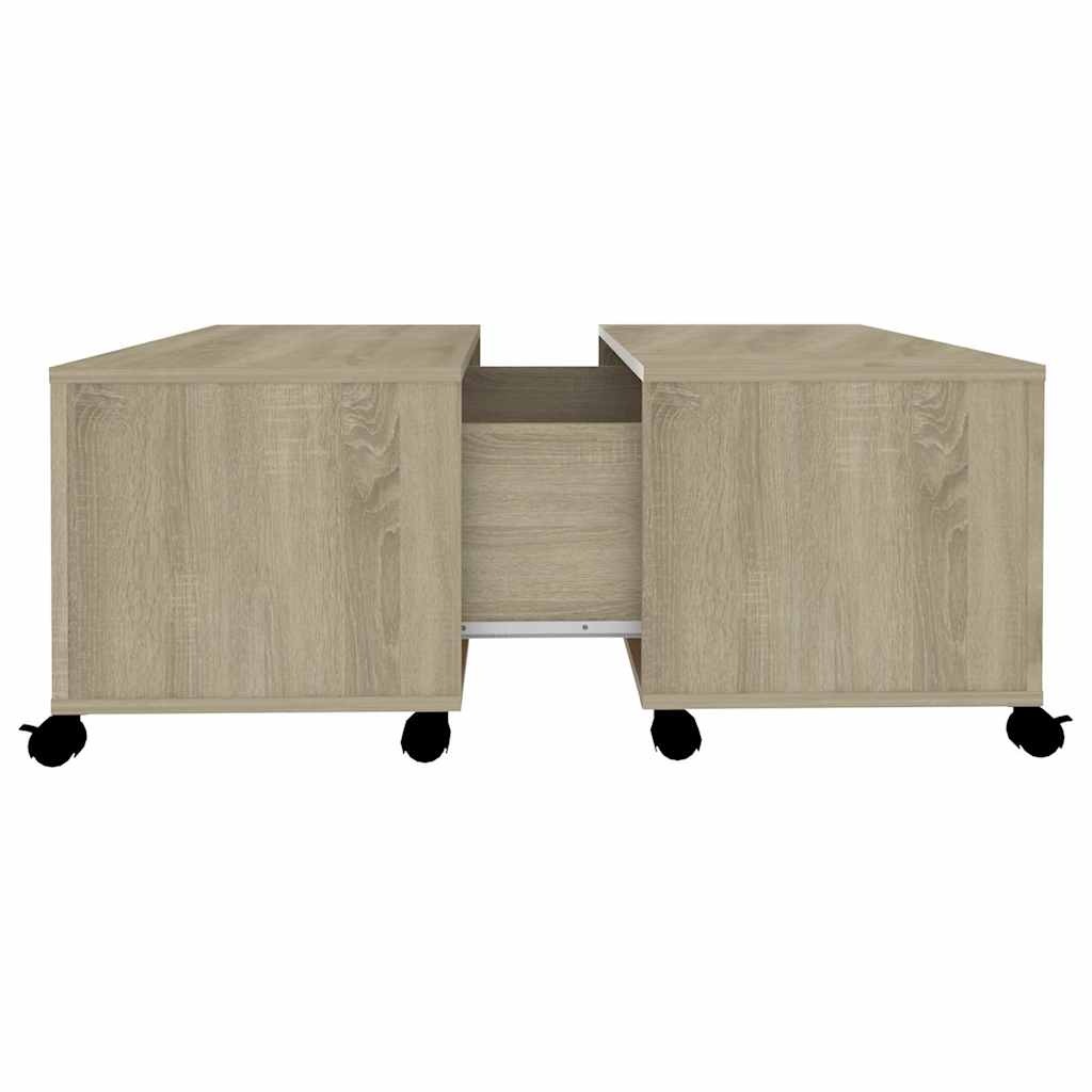 vidaXL Coffee Table | Sonoma oak | Engineered wood | Medium |  Extendable 5