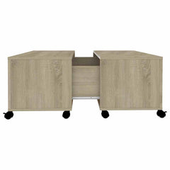 vidaXL Coffee Table | Sonoma oak | Engineered wood | Medium |  Extendable 5