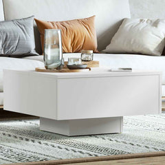 vidaXL Coffee Table | White | Engineered Wood | 60 cm x 60 cm x 31.5 cm 1