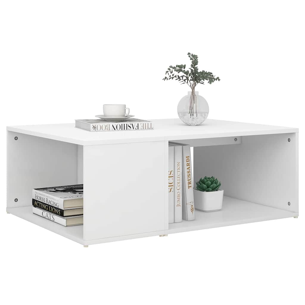 vidaXL Coffee Table | White | Engineered wood | Medium | Coffee Table 5