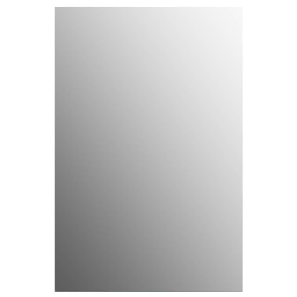vidaXL Wall Mirror With Led Light | Silver | Glass, Plastic | Medium 5