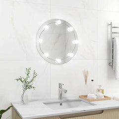 vidaXL Wall Mirror With Led Light | Silver | Glass, plastic | Medium 3