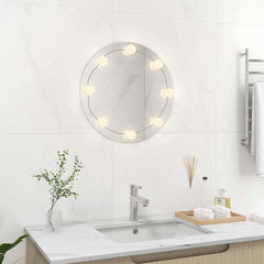 vidaXL Wall Mirror With Led Light | Silver | Glass, plastic | Medium 1