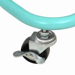 vidaXL 3-Tier Kitchen Trolley Turquoise 42x35x85 cm Iron and ABS 6
