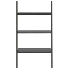 vidaXL Leaning Shelf | Black | Engineered wood, steel | 116 cm tall 3