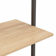 vidaXL Leaning Shelf | Light brown and black | Engineered wood, steel | Medium 6