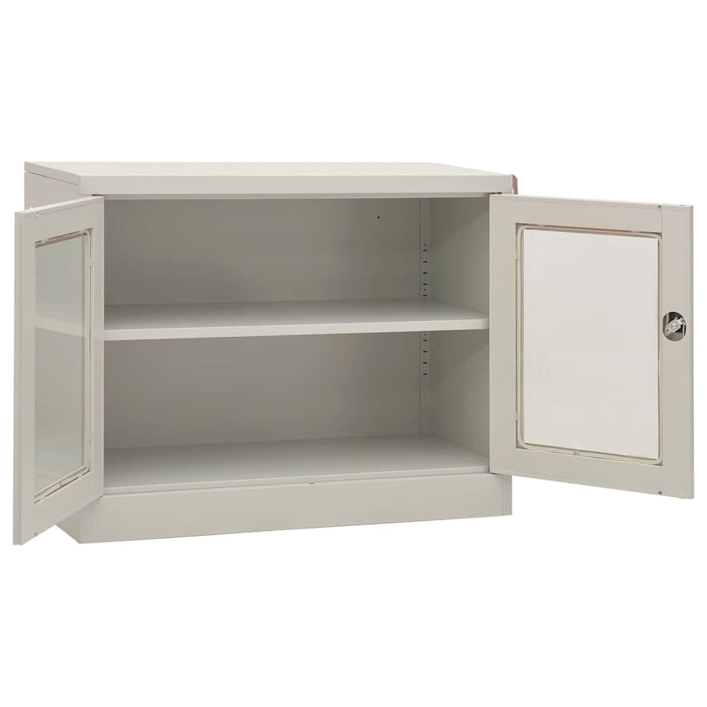 Office Cabinet Steel Light grey