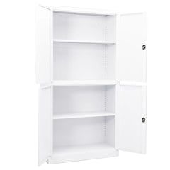 Office Cabinet White, image 5