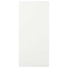 vidaXL Sliding Door Cabinet White 90x40x90 cm Steel 3