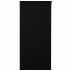 vidaXL Sliding Door Cabinet Black 90x40x90 cm Steel 3