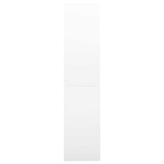 vidaXL Office Cabinet with Sliding Door White 90x40x180 cm Steel 5