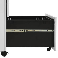 Mobile File Cabinet 30x45x59 cm Steel Light grey