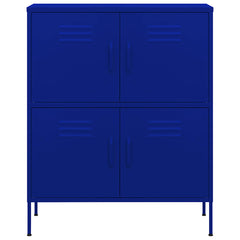 vidaXL Storage Cabinet Navy Blue 80x35x101.5 cm Steel 3