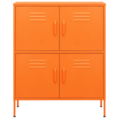 vidaXL Storage Cabinet Orange 80x35x101.5 cm Steel 3