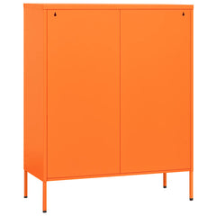 vidaXL Storage Cabinet Orange 80x35x101.5 cm Steel 5