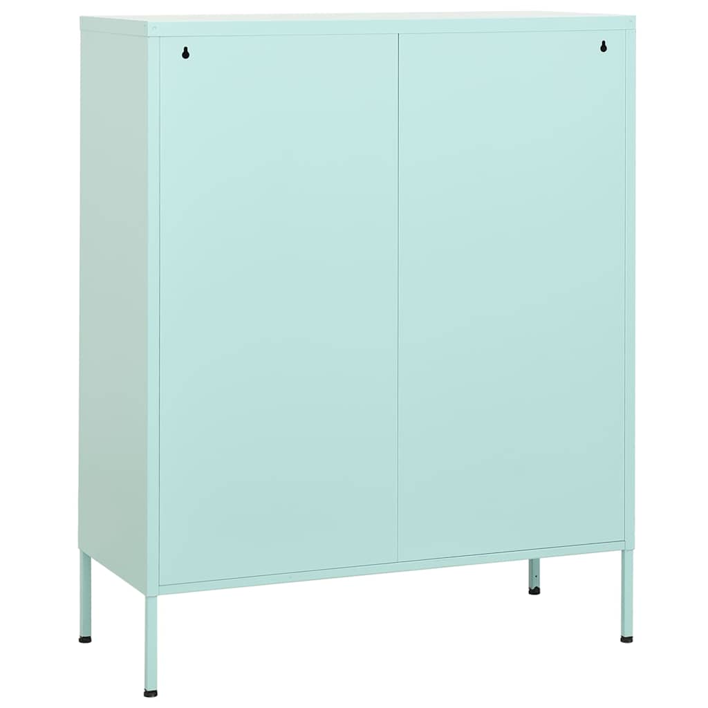 vidaXL Storage Cabinet Mint 80x35x101.5 cm Steel 5