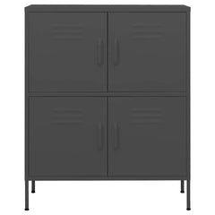 vidaXL Storage Cabinet Anthracite 80x35x101.5 cm Steel 3