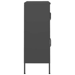vidaXL Storage Cabinet Anthracite 80x35x101.5 cm Steel 4