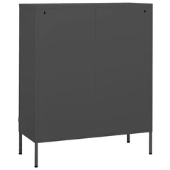 vidaXL Storage Cabinet Anthracite 80x35x101.5 cm Steel 5