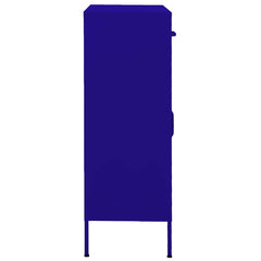 vidaXL Storage Cabinet Navy Blue 80x35x101.5 cm Steel 3