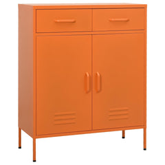 vidaXL Storage Cabinet Orange 80x35x101.5 cm Steel 1