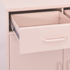 vidaXL Storage Cabinet Pink 80x35x101.5 cm Steel 6