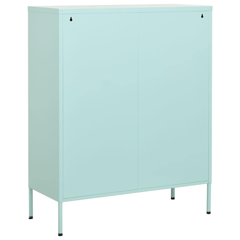 vidaXL Storage Cabinet Mint 80x35x101.5 cm Steel 4