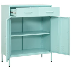 vidaXL Storage Cabinet Mint 80x35x101.5 cm Steel 5