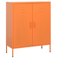 vidaXL Storage Cabinet Orange 80x35x101.5 cm Steel 1