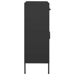 vidaXL Storage Cabinet Anthracite 80x35x101.5 cm Steel 4