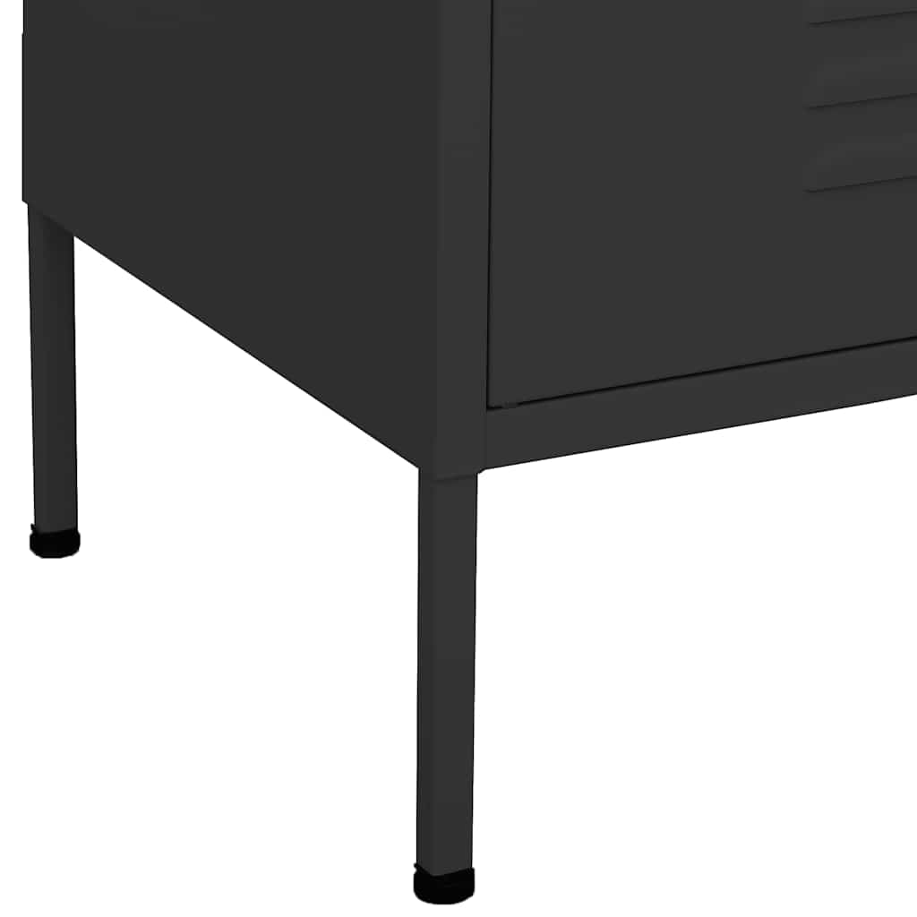 vidaXL Storage Cabinet Anthracite 80x35x101.5 cm Steel 6
