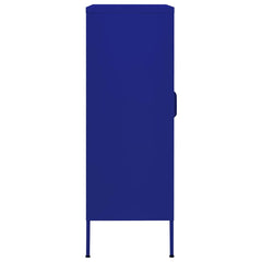 vidaXL Storage Cabinet Navy Blue 80x35x101.5 cm Steel 5