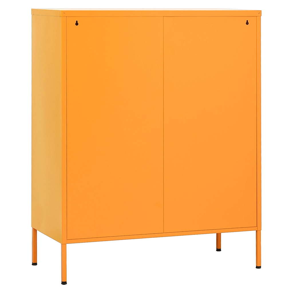 vidaXL Storage Cabinet | Mustard Yellow | Steel | 80x35x101.5 cm 6