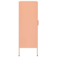 vidaXL Storage Cabinet Pink 80x35x101.5 cm Steel 5