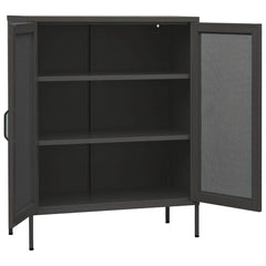 vidaXL Storage Cabinet Anthracite 80x35x101.5 cm Steel 4