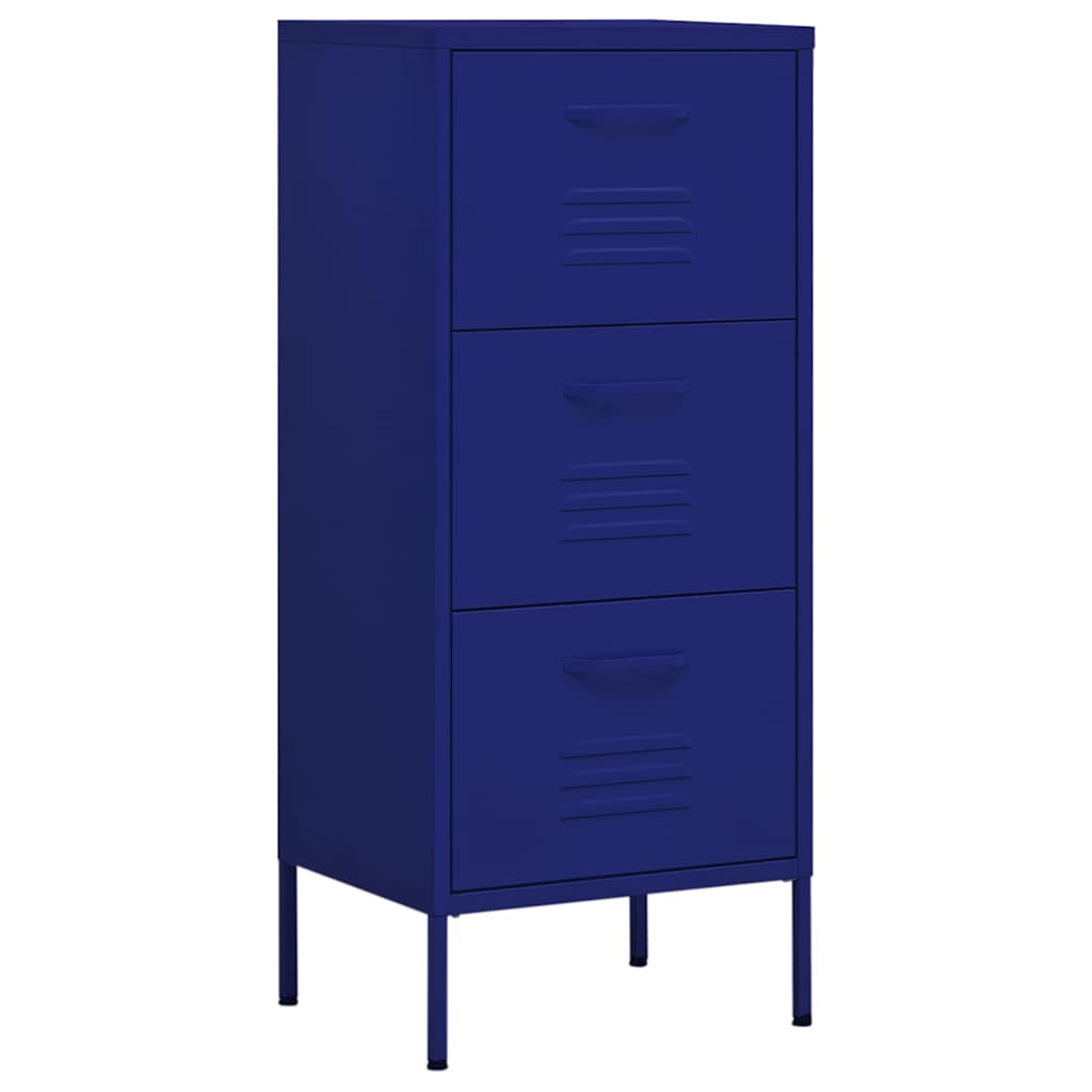 Storage Cabinet Navy Blue, image 2