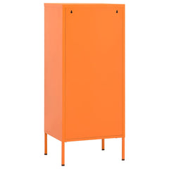 vidaXL Storage Cabinet Orange 42.5x35x101.5 cm Steel 5
