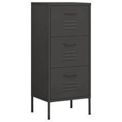 vidaXL Storage Cabinet Anthracite 42.5x35x101.5 cm Steel 2