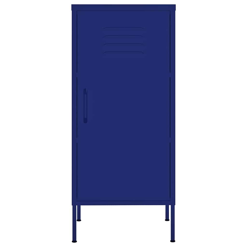 vidaXL Storage Cabinet Navy Blue 42.5x35x101.5 cm Steel 3